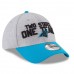 Men's Carolina Panthers New Era Heather Gray/Blue 2018 NFL Draft Official On-Stage 39THIRTY Flex Hat 2979463